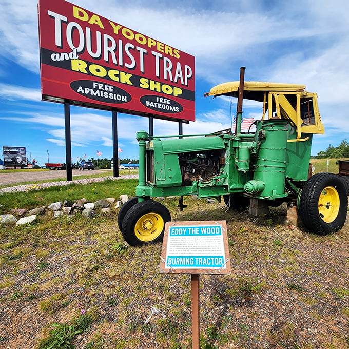 Welcome to Da Yoopers Tourist Trap, where kitsch meets the great outdoors. It's like Paul Bunyan opened a gift shop!