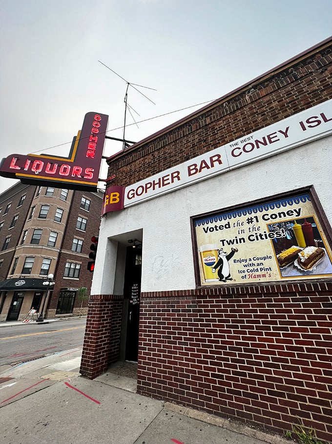 Time-travel and taste buds unite! Gopher Bar's Coneys are a delicious blast from the past.