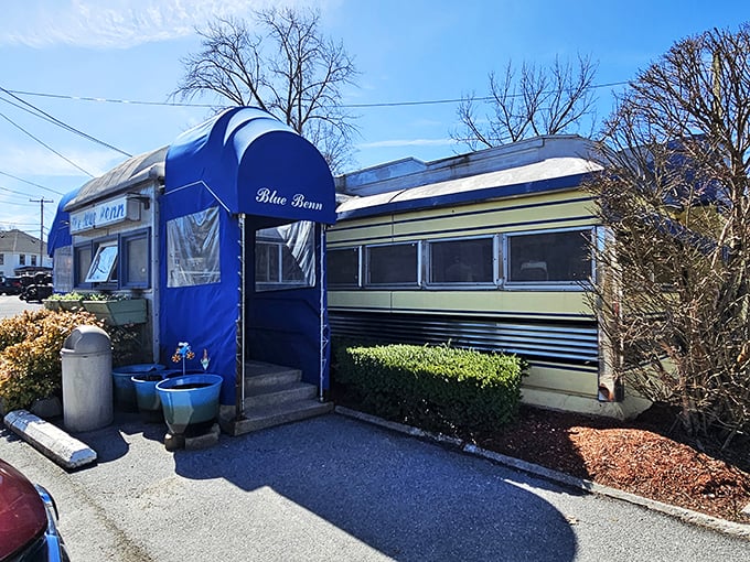 The Blue Benn Diner: A time machine disguised as a diner. Hop in for a journey to when calories were just numbers and chrome was king.