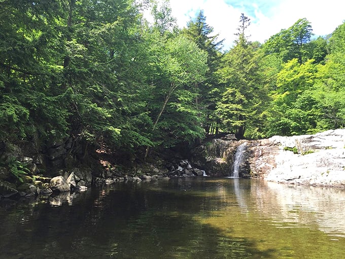 Who needs a spa day when you've got Buttermilk Falls? Nature's own hydro-massage awaits in Ludlow.