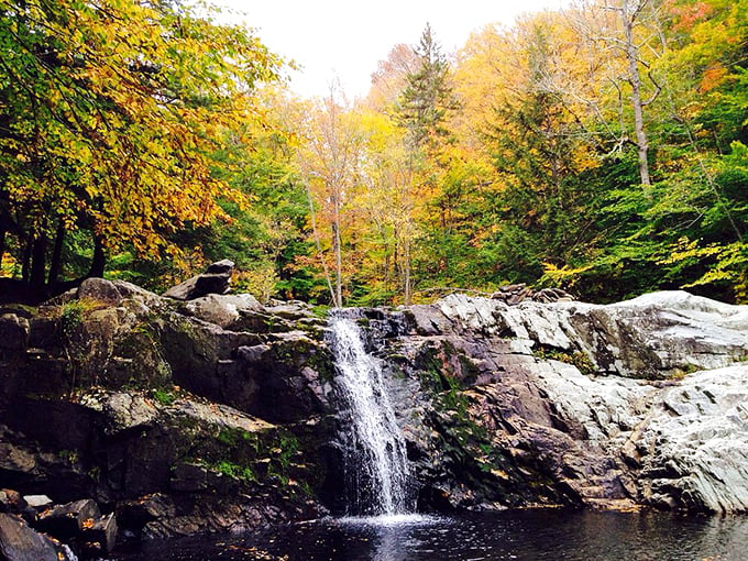 Buttermilk Falls: Three tiers of refreshing fun. It's like nature's own water park, minus the long lines and overpriced snacks.