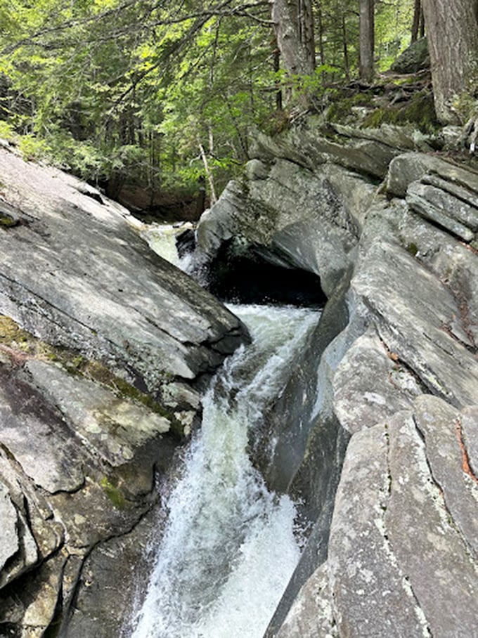 Hamilton Falls: Nature's own Slip 'N Slide. Warning: This ride is for your eyes only – no human toboggans allowed!