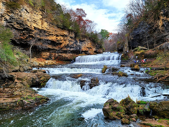 Willow Falls: Nature's own amphitheater. The roar of the water is more impressive than your neighbor's new surround sound system.