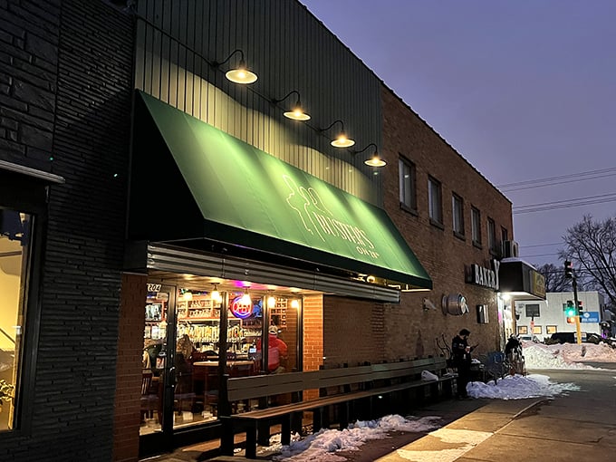 Buster's on 28th: Where the awning is green and the mac and cheese is golden. It's like finding the end of a delicious rainbow!