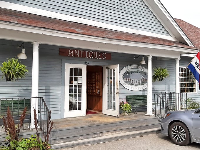 Step into a postcard-perfect slice of Vermont history. Stone House Antique Center's charming exterior is just the appetizer for the feast inside.