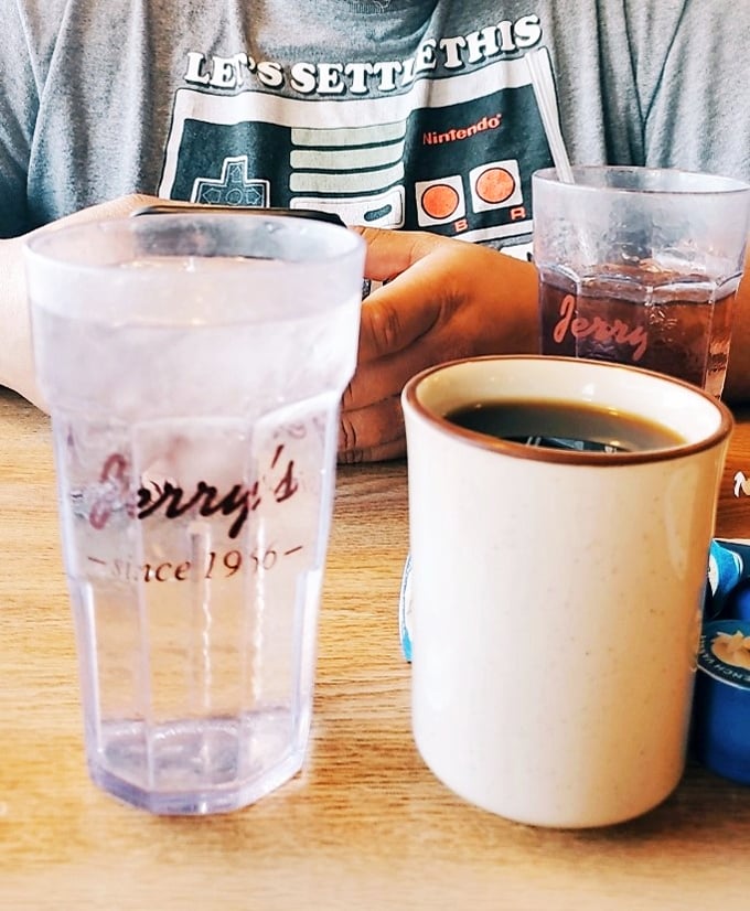 Caffeine and nostalgia, served in equal measure. Jerry's mugs have probably heard more local gossip than a small-town barbershop.