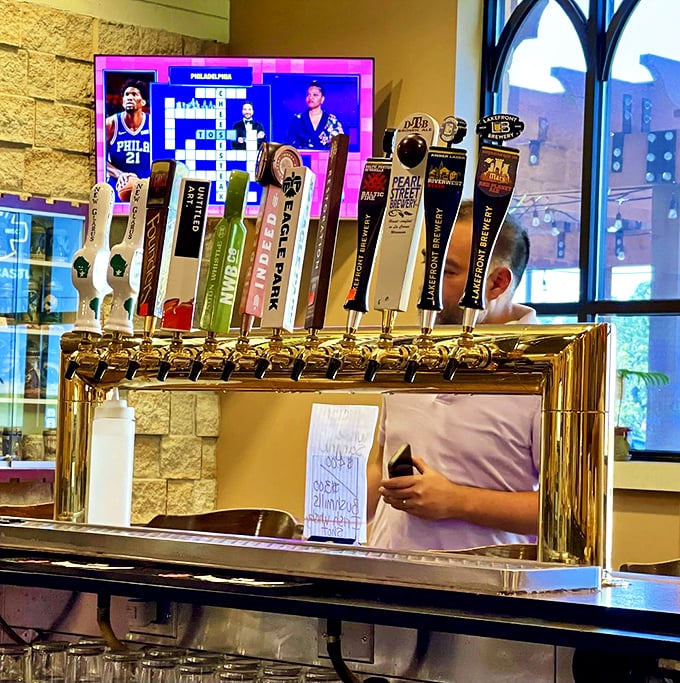 The holy grail of beer taps! With this many choices, you'll need a knight in shining armor to be your designated driver. 