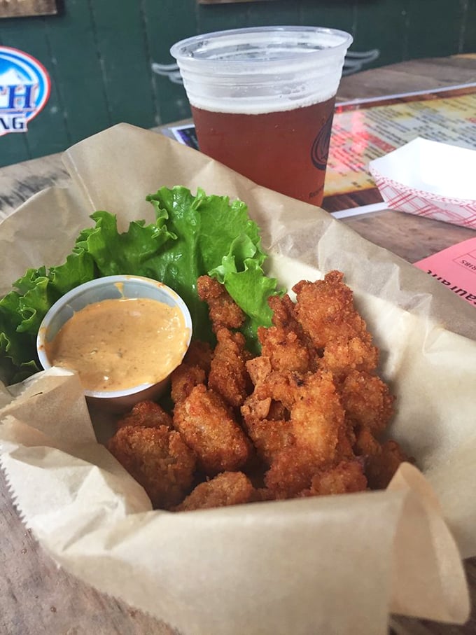 Gator bites: Because sometimes you've got to bite back! These crispy morsels are the ultimate Florida initiation.