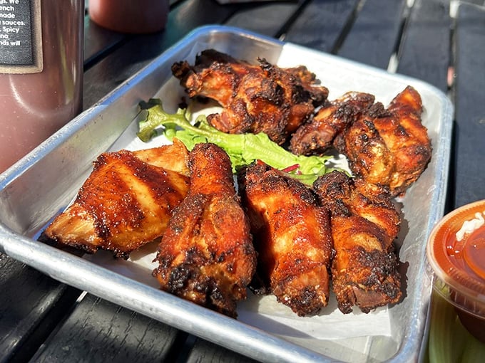 Smoky, sticky, and downright irresistible. These wings might just make you believe in love at first bite.