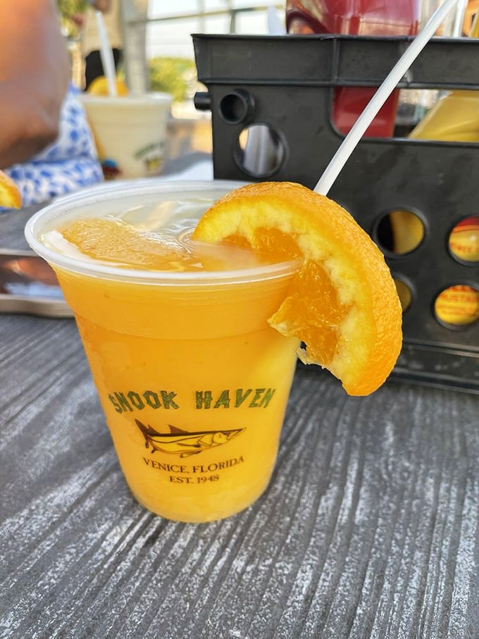 Sunshine in a cup! This tropical concoction is like a Florida vacation for your taste buds.