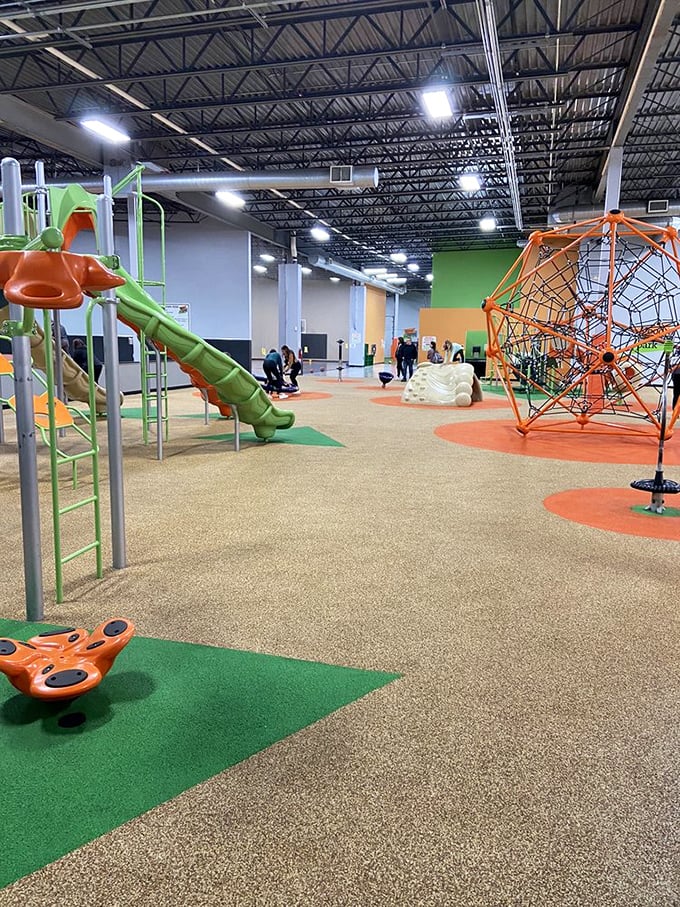 A jungle gym for the imagination: Slides, climbers, and enough nooks to play the world's most epic game of hide-and-seek.