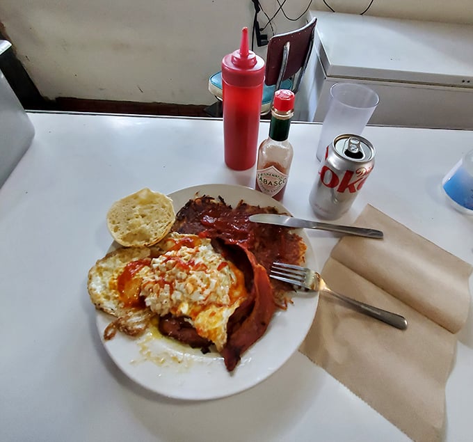 Holy hash browns, Batman! This plate is a superhero duo of crispy potatoes and bacon that could save any morning from the villainous clutches of hunger.