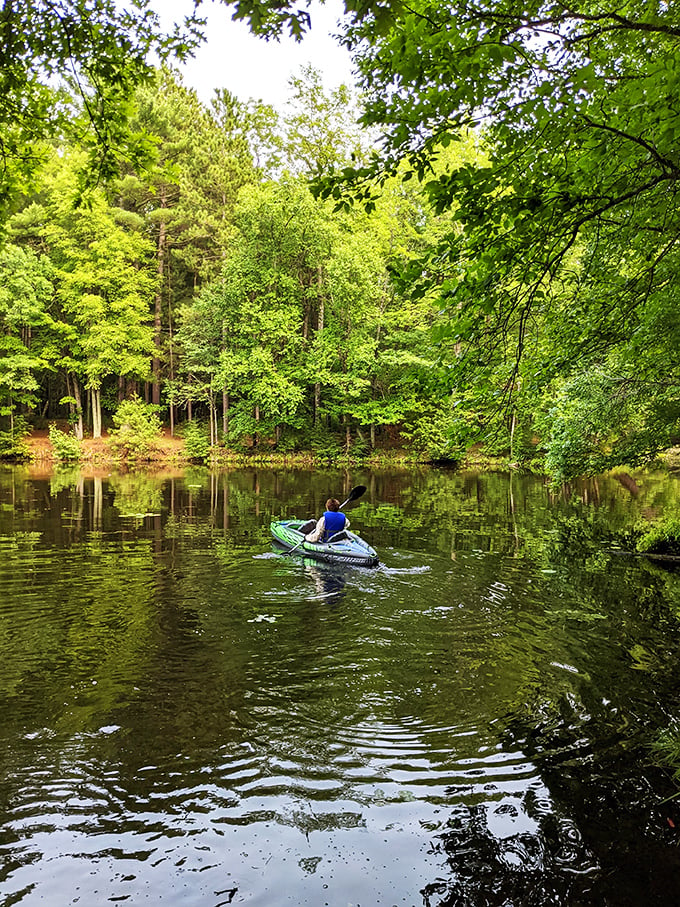 Paddle your way to serenity: Where every stroke is a step away from the daily grind and closer to your happy place.