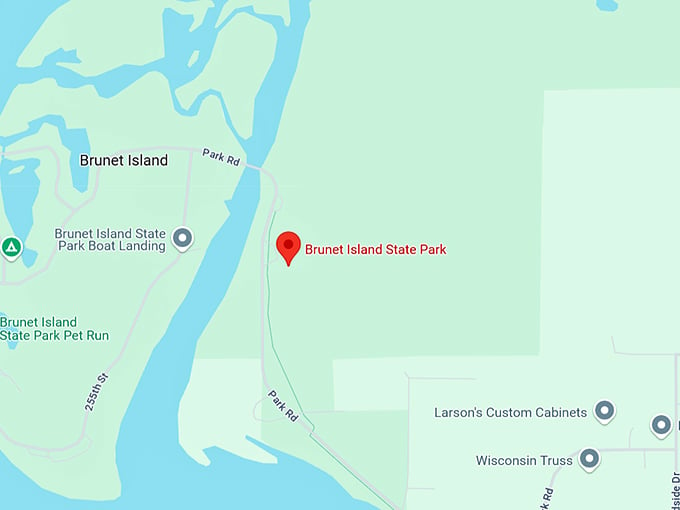 16. brunet island state park map