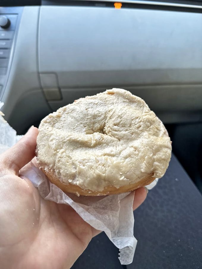 Maple magic in donut form! This frosted beauty is so Vermont, it practically comes with its own flannel shirt and craft beer. 