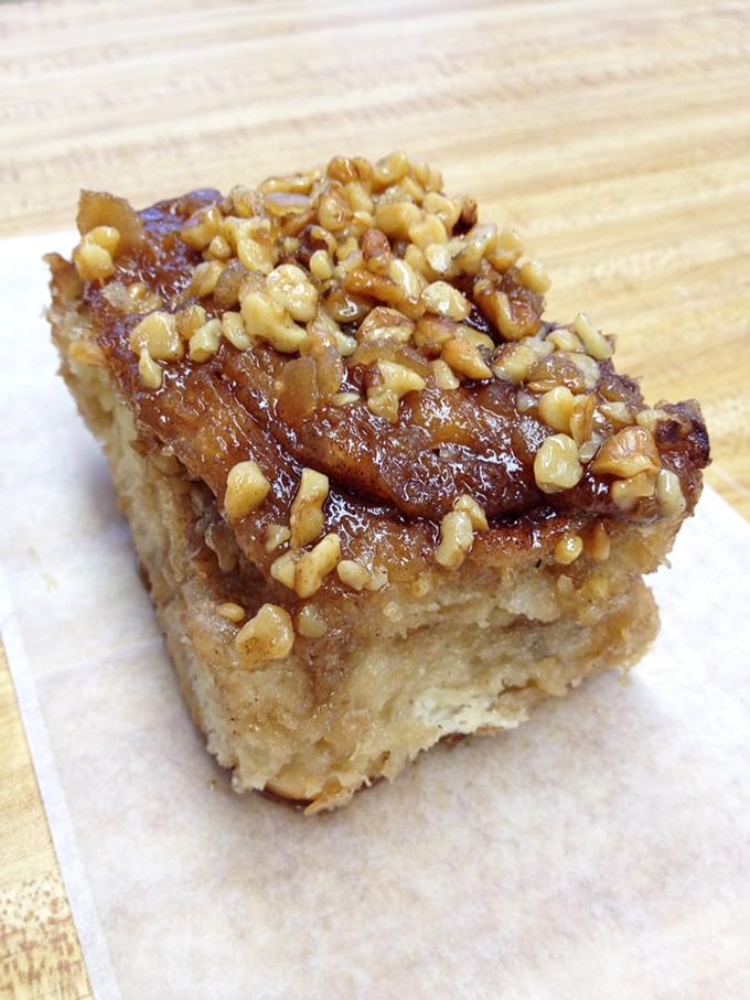 Sticky buns: Nature's way of saying, "You deserve this!" These nutty, caramel-coated treats are like edible hugs for your taste buds. 