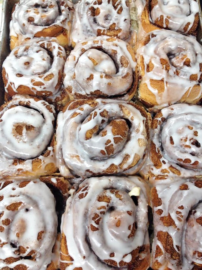 Cinnamon rolls that could make a grown man weep! These gooey spirals of joy are what breakfast dreams are made of. 