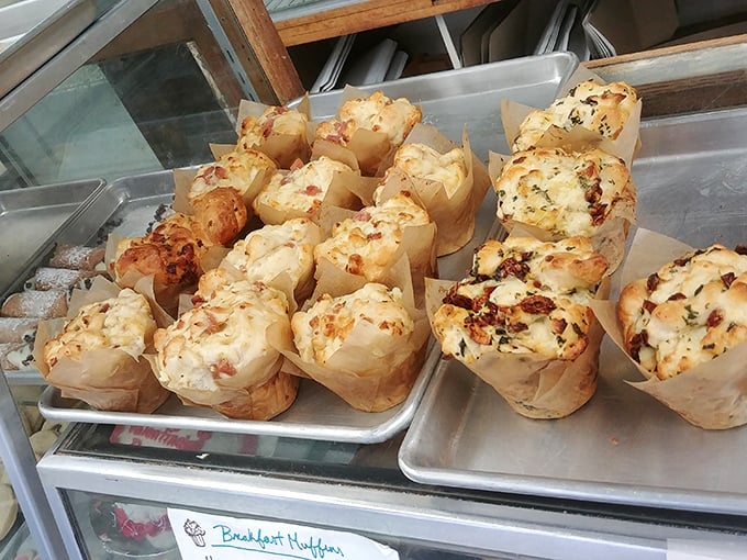 Breakfast of champions! These savory muffins are what happens when your morning meal decides to dress up as a cupcake. 