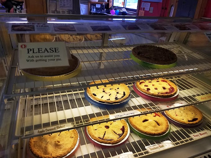 Pie heaven, right this way! A display case that would make your grandma proud. Choosing just one might be the hardest decision of your life.