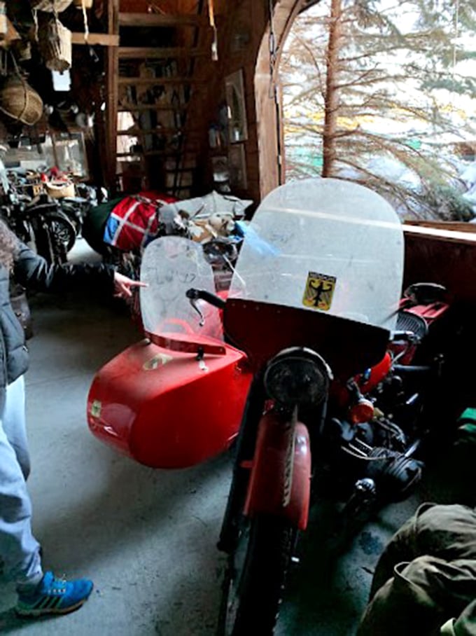 Vintage wheels and retro feels! This garage is where motorcycles go to reminisce about their glory days. Rev up the nostalgia!