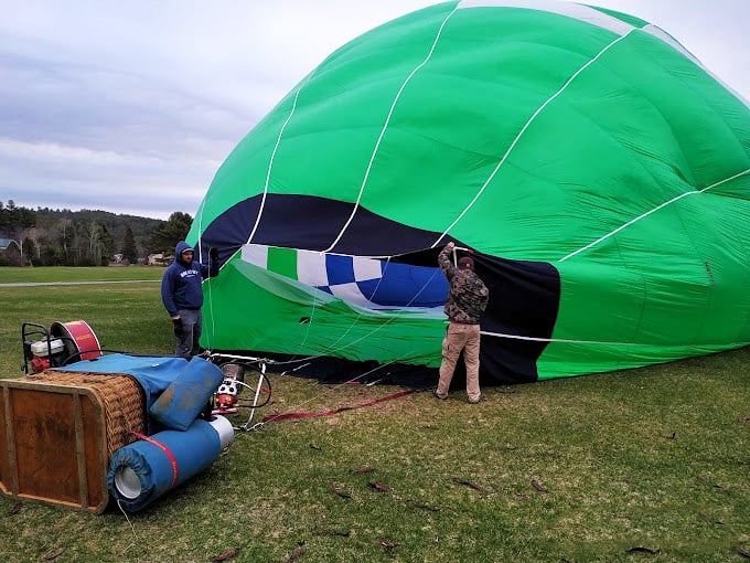 Up, up, and away! This hot air balloon is greener than a kale smoothie. Vermont's version of the Wizard of Oz, anyone?