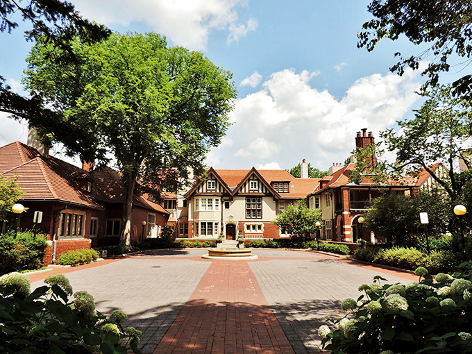 Cranbrook House and Gardens: Nature's red carpet moment. It's like Mother Earth decided to throw a black-tie gala.