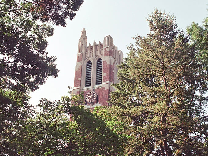 Part clock, part musical marvel, all Spartan pride. Beaumont Tower is like MSU's very own Big Ben, but with better tunes.