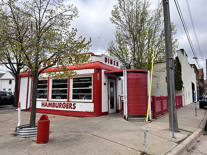 History never tasted so good! Band Box Diner's burgers are like time machines between two buns.