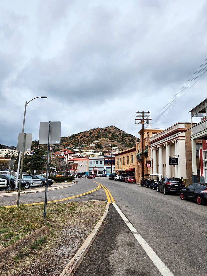 Main Street, Bisbee: Where the Old West meets new adventures. It's like walking through a living museum, but with better coffee shops.