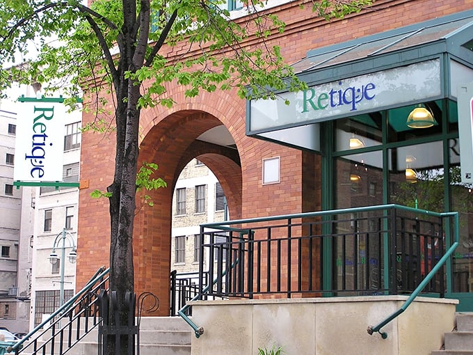 Retique: Where eco-friendly meets fashion-forward. This Milwaukee hotspot proves second-hand can be first-class! Photo credit: Retique Store