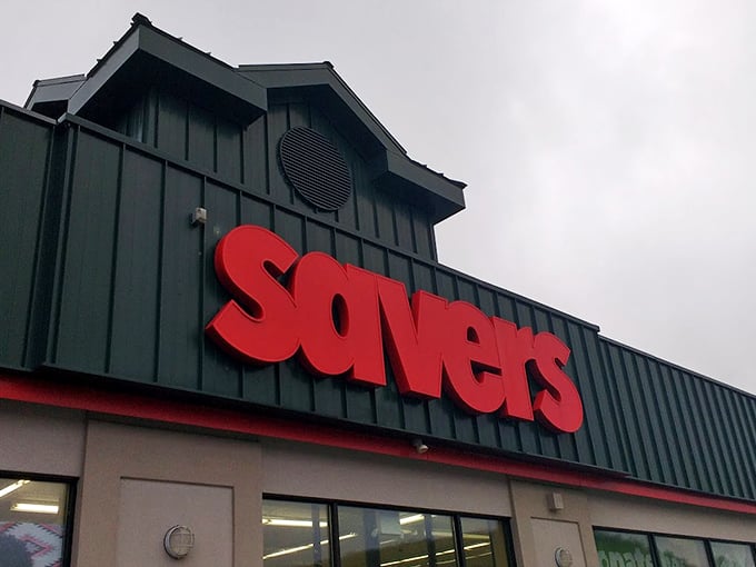 Welcome to Savers, where you can reinvent your wardrobe and redecorate your living room in one fell swoop! Photo credit: S