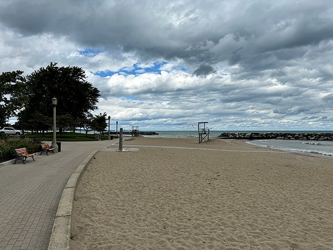 Pristine sands and clear waters make this beach the caviar of Lake Michigan shores. Pack your designer beach bag and get ready to lounge in style.