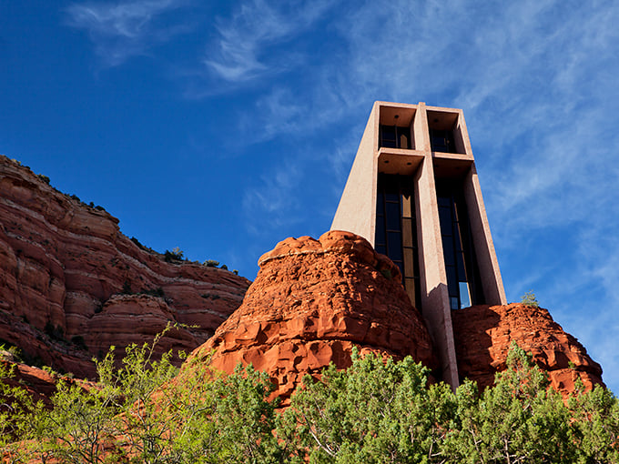 The Chapel of the Holy Cross: Proof that even in the Wild West, architecture can reach for the heavens.