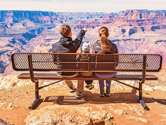 Sunset at the Grand Canyon: When Mother Nature puts on a light show that'll make you forget about your phone.