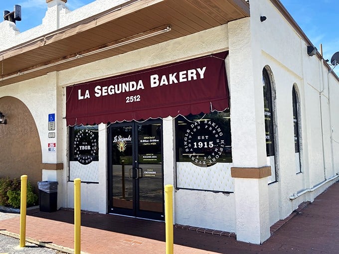 Step into a time machine disguised as a bakery! La Segunda's storefront promises Cuban bread so fresh, you'll swear you've teleported to Havana.