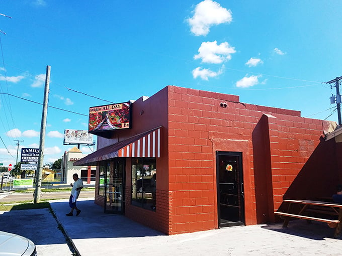 Don't let the humble exterior fool you! Aguila's simple storefront hides Cuban sandwich magic that'll make your taste buds dance the rumba.