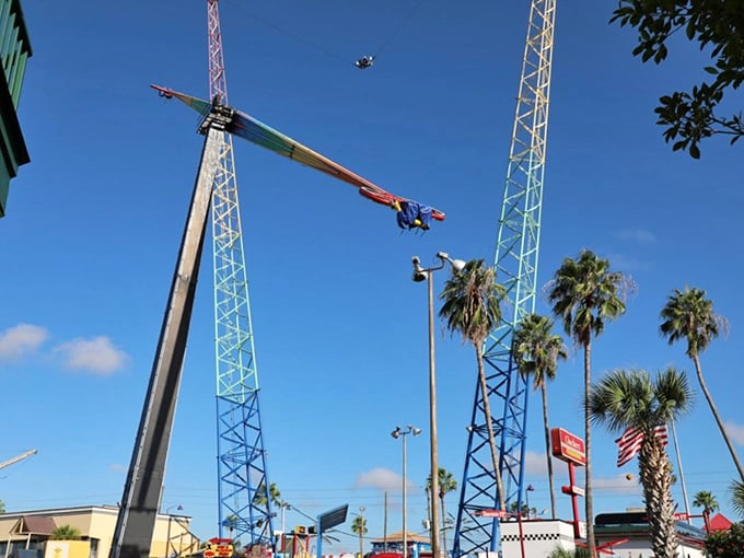 Kissimmee's human launcher. It's like being fired from a circus cannon, minus the sawdust and clown makeup.