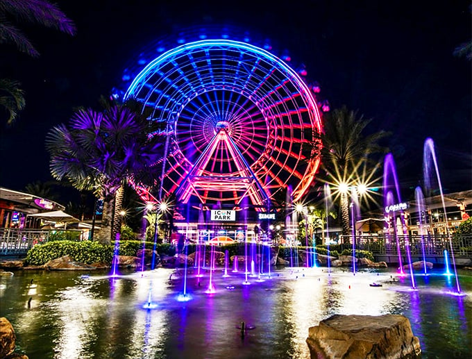 Round and round we go! This observation wheel is like a Ferris wheel that hit a growth spurt.