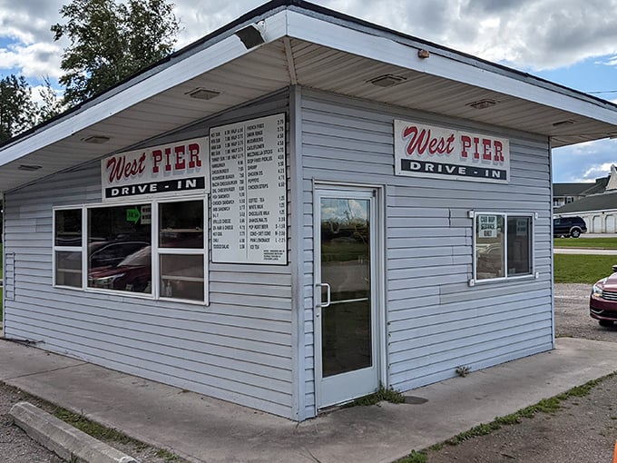 West Pier Drive-In: Where simplicity meets flavor! This unassuming spot dishes out shakes that could make a Great Lakes freighter change course.