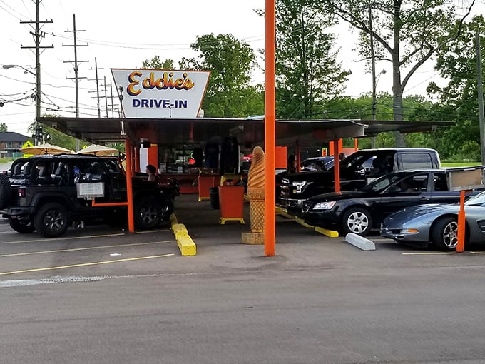 Eddie's Drive In: A color explosion that's easier on the eyes than your grandkid's latest hair dye job! The shakes here are as vibrant as the decor.