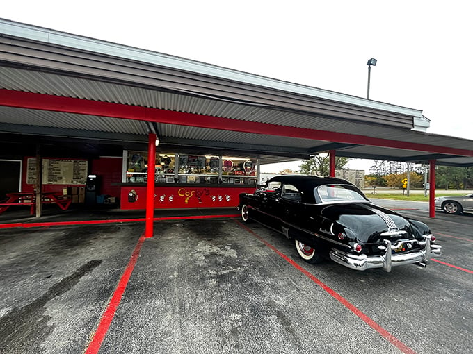 Corky's Drive-In: Red, white, and ooh! This classic drive-in is serving up shakes so thick, they could double as a meal replacement.