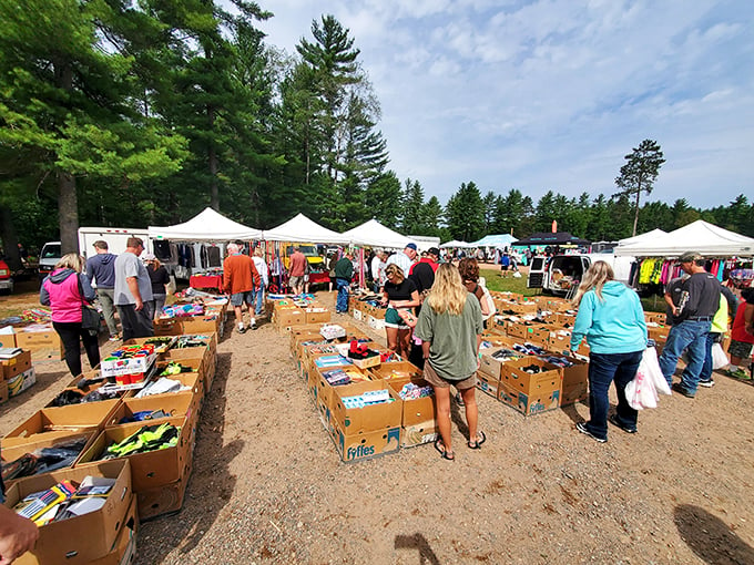 Navigate through a forest of finds – this pit stop is like a treasure map come to life in the heart of the Northwoods.