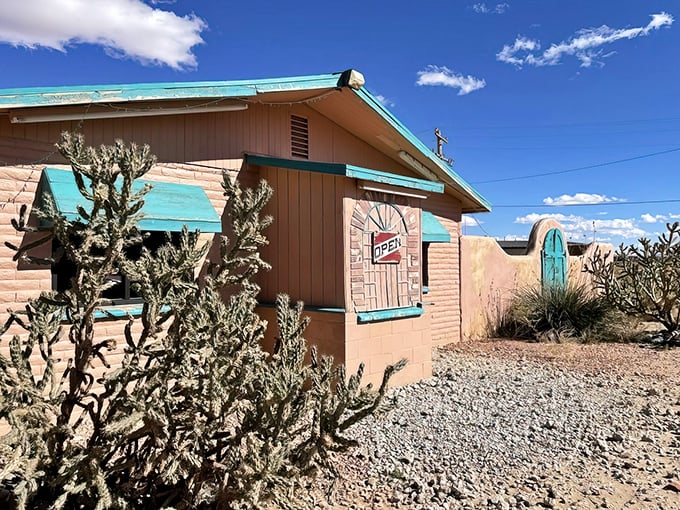 Desert oasis or culinary paradise? At Amigo Cafe, the answer is a resounding "¡Sí!" to both. This charming spot serves up Navajo tacos that'll make your taste buds do a happy dance.