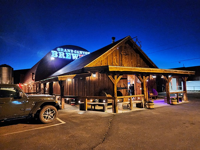 The Grand Canyon Brewing Company: Where hops meet history. Quench your thirst for both beer and adventure in this rustic taproom.