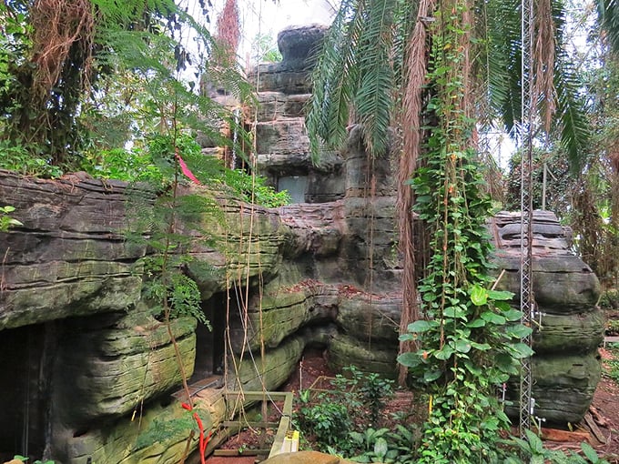 Nature's sculpture garden: These rock formations look like they were carved by a giant with an overactive imagination and too much free time.