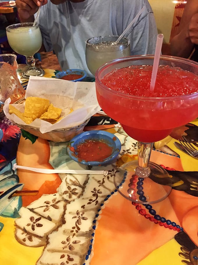 Strawberry fields forever! These margaritas are giving off serious "I'm on vacation" vibes, even if you're just playing hooky from work.