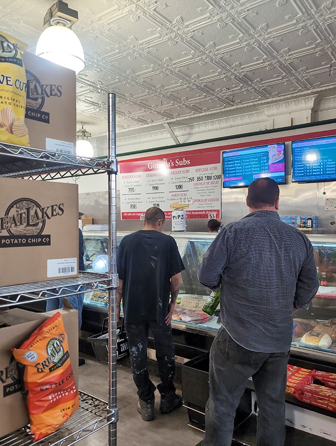 Sandwich seekers unite! These patrons know the secret to happiness is measured in layers of meat and cheese.