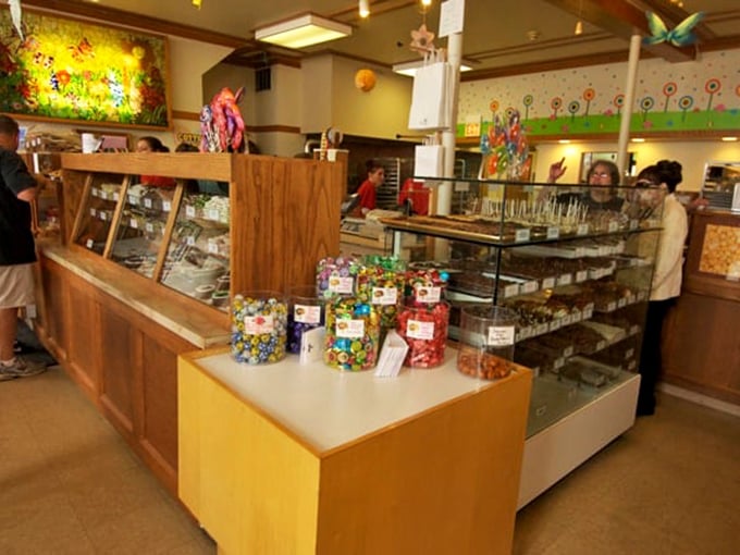 Candy counter or treasure trove? At Aunt Diana's, every shelf is a sweet surprise waiting to be discovered.