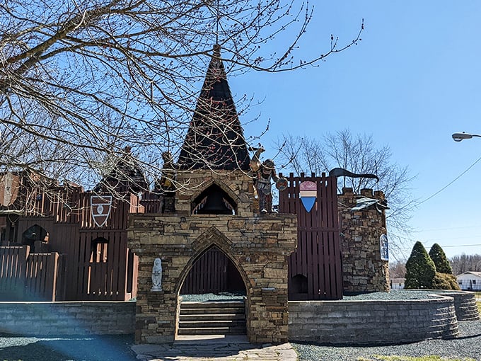 "Hogwarts, eat your heart out! This pint-sized castle might not have moving staircases, but it's packed with enough whimsy to make any muggle smile."