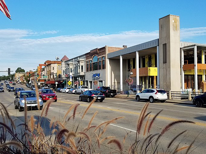 Where Norman Rockwell meets modern day: St. Charles' bustling downtown is like a time machine with better coffee and free Wi-Fi.